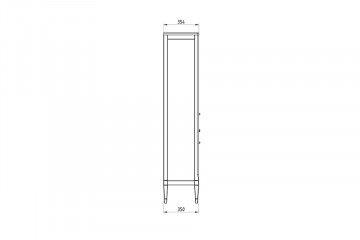 Шкаф-пенал ASB-Woodline Гранда 40 R антикварный орех